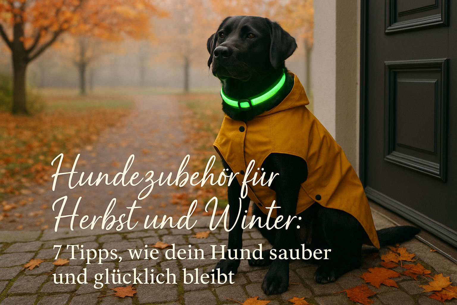 Hundezubehör für Herbst und Winter: 7 Tipps, wie dein Hund sauber und glücklich bleibt