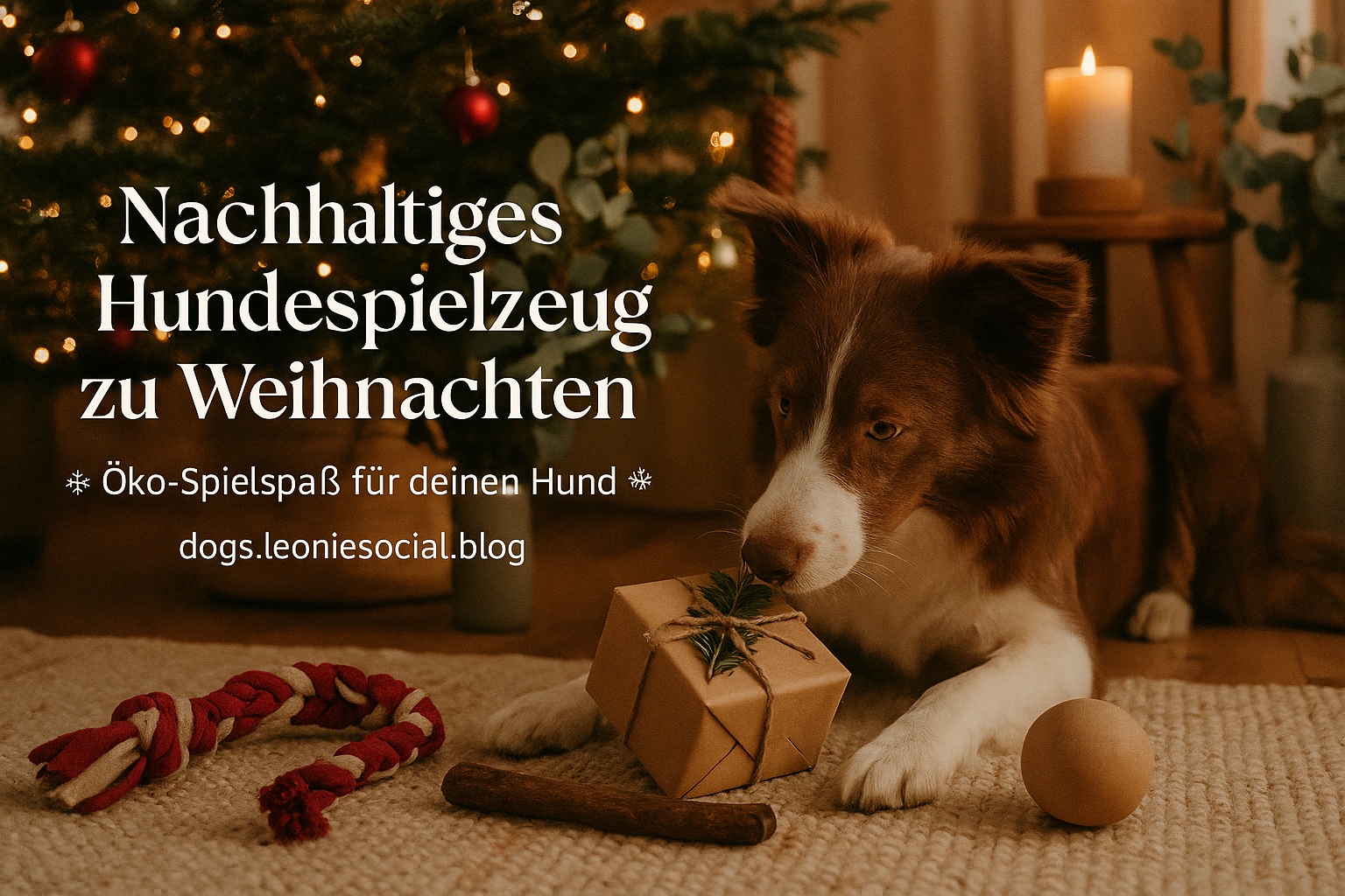 Nachhaltiges Hundespielzeug zu Weihnachten: Öko-Spielspaß für deinen Hund