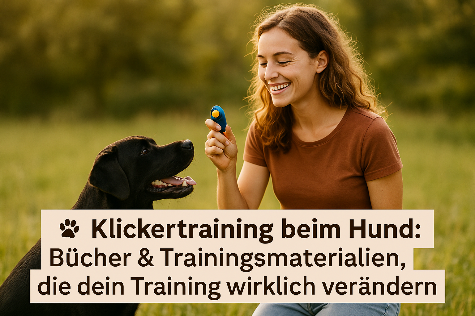 🐾 Klickertraining beim Hund: Bücher & Trainingsmaterialien, die dein Training wirklich verändern