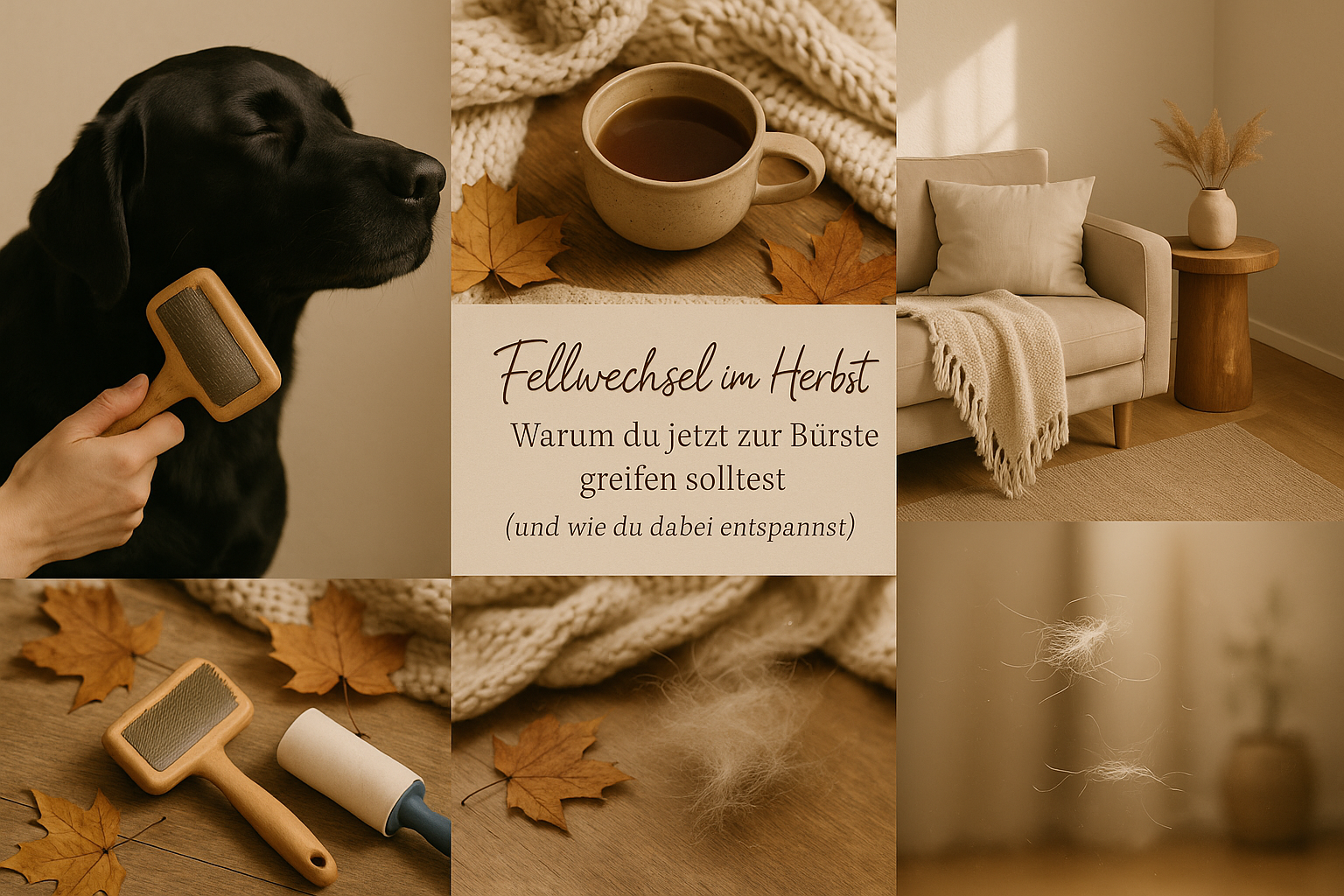Fellwechsel im Herbst: Warum du jetzt zur Bürste greifen solltest (und wie du dabei entspannst)