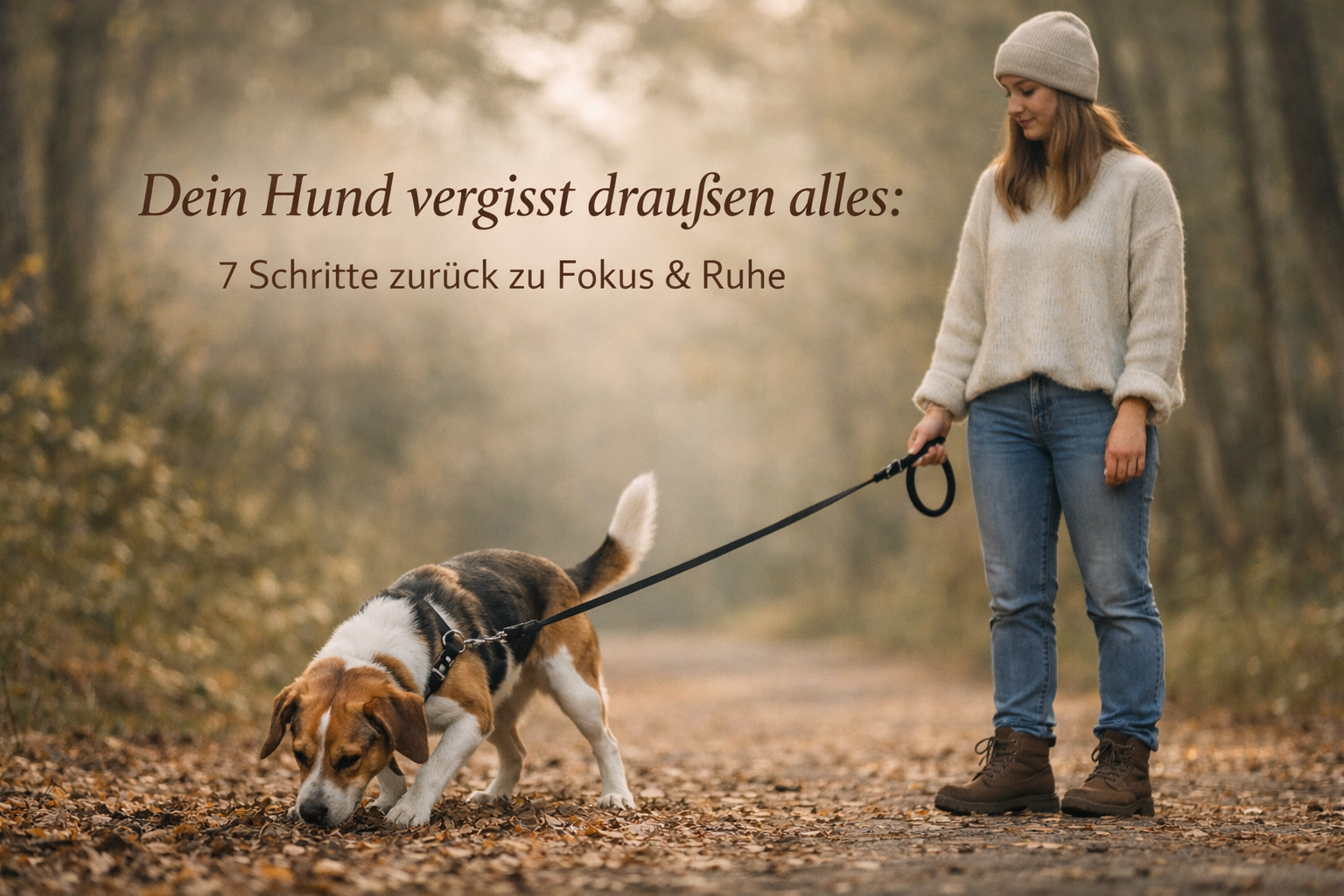 Hund vergisst draußen alles: 7 Schritte zurück zu Fokus & Ruhe