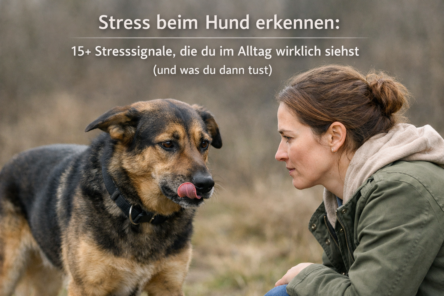 Stress beim Hund erkennen: 15+ Stresssignale, die du im Alltag wirklich siehst – und was du jetzt tun kannst