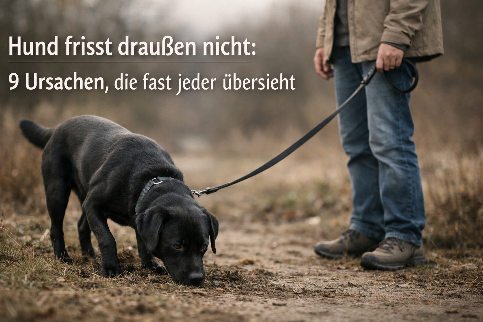 Hund frisst draußen nicht: 9 Ursachen, die fast jeder falsch deutet