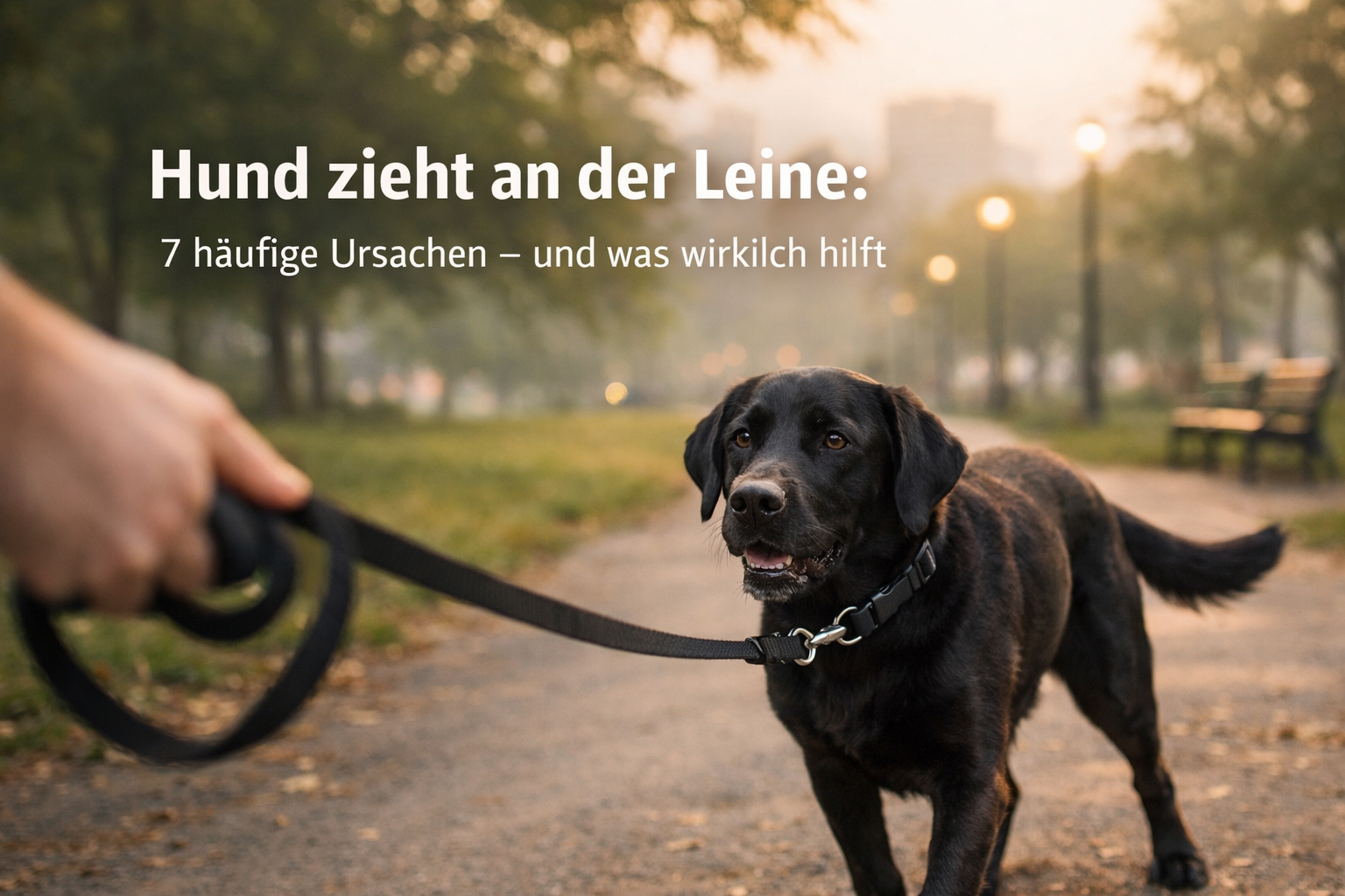 Hund zieht an der Leine: 7 häufige Ursachen – und welche Lösung wirklich zu deinem Hund passt