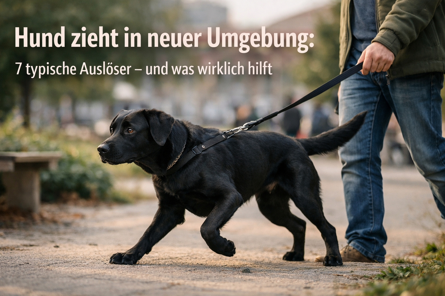 Hund zieht in neuer Umgebung: 7 typische Auslöser – und welcher Trainingsweg wirklich hilft