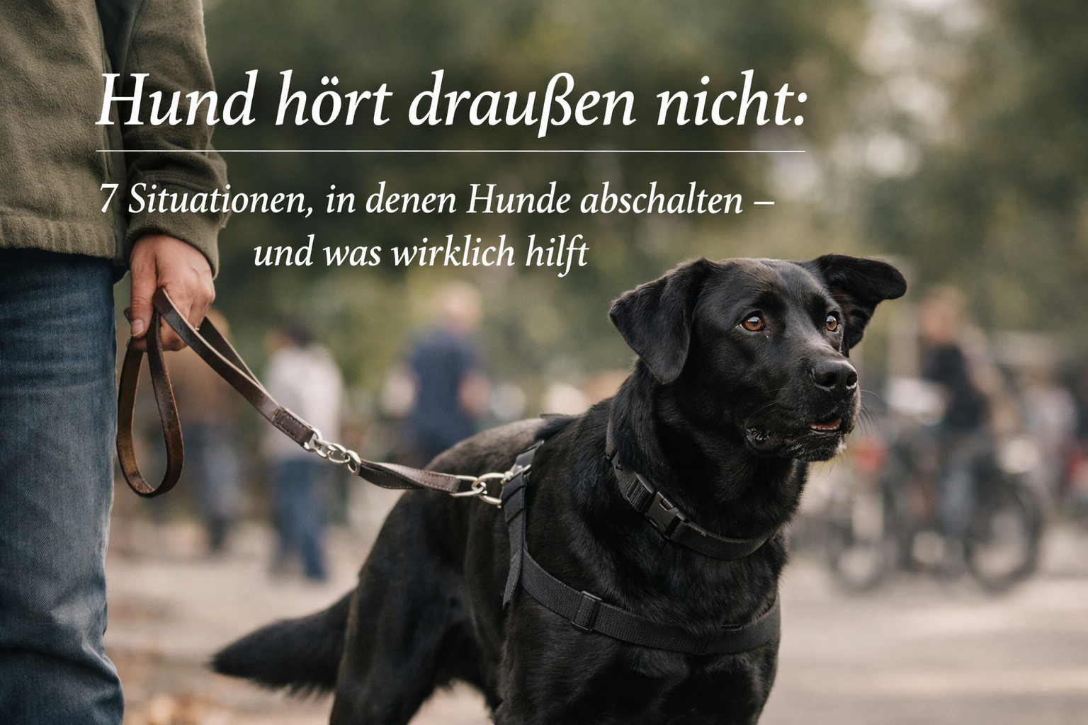 Hund hört draußen nicht: 7 Situationen, in denen Hunde „abschalten“ – und was dann wirklich hilft