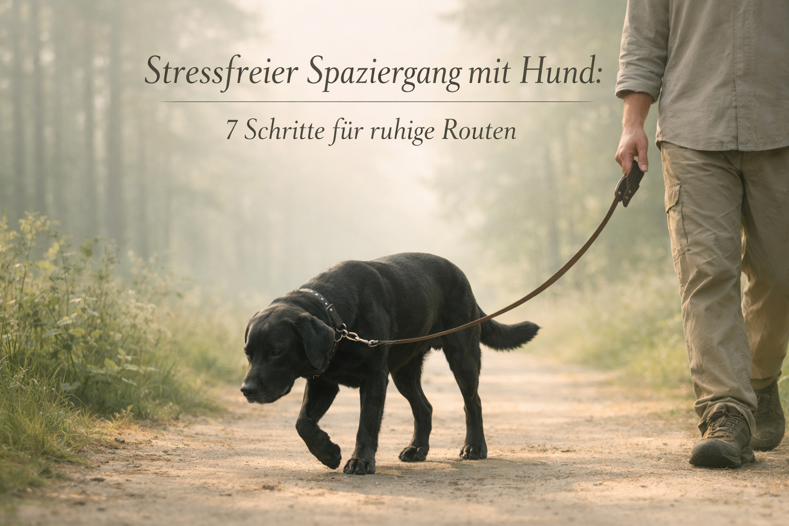 Stressfreier Spaziergang mit Hund: 7 Schritte, wie du Routen planst, damit dein Hund lernfähig bleibt