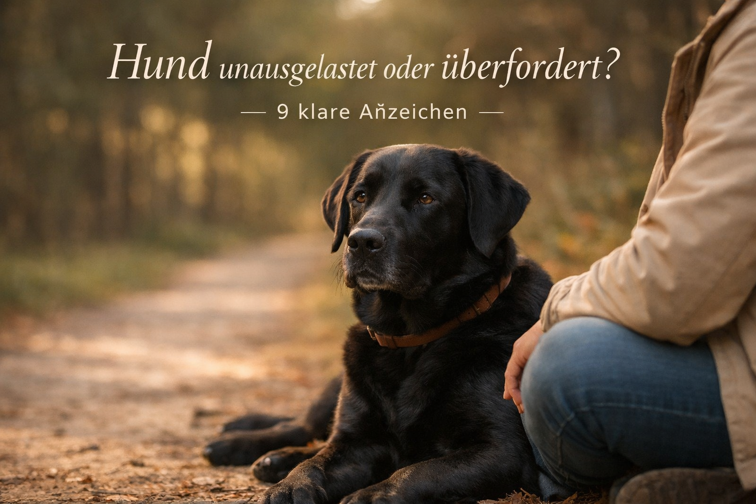 Hund unausgelastet oder überfordert? 9 Gründe, warum mehr Beschäftigung oft schadet