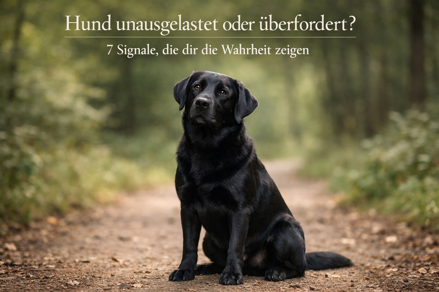 Hund unausgelastet oder überfordert? 7 Signale, die fast alle falsch deuten