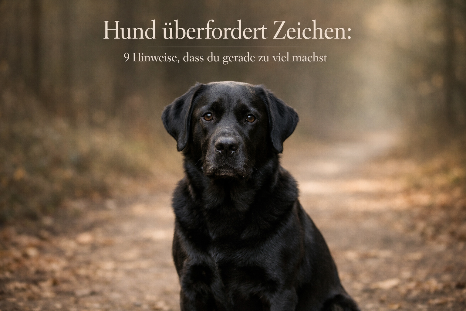 Hund überfordert Zeichen: 9 Hinweise, dass du gerade zu viel machst