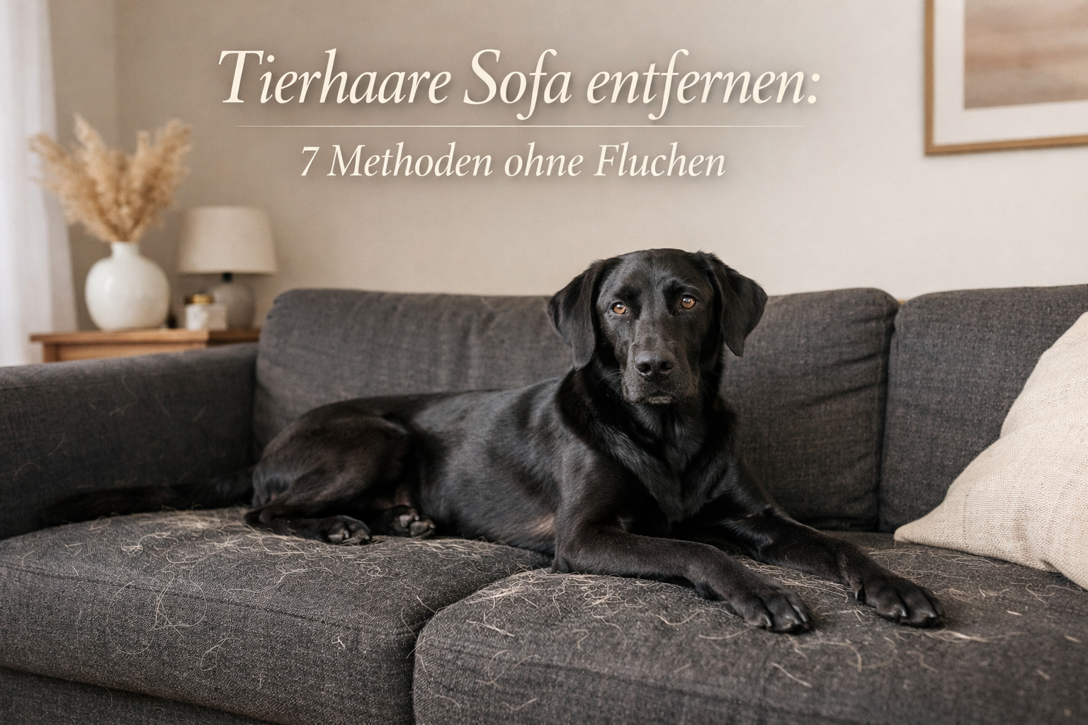 Tierhaare Sofa entfernen: 7 Methoden ohne 30 Minuten Fluchen