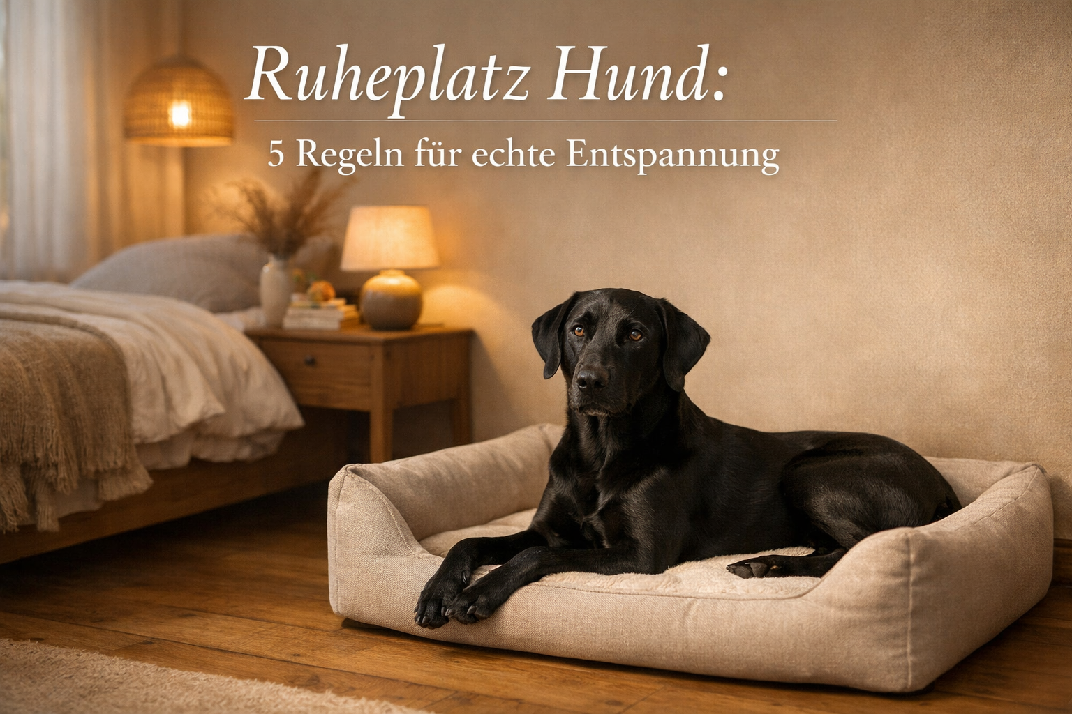 Ruheplatz Hund: 5 Regeln für echte Entspannung
