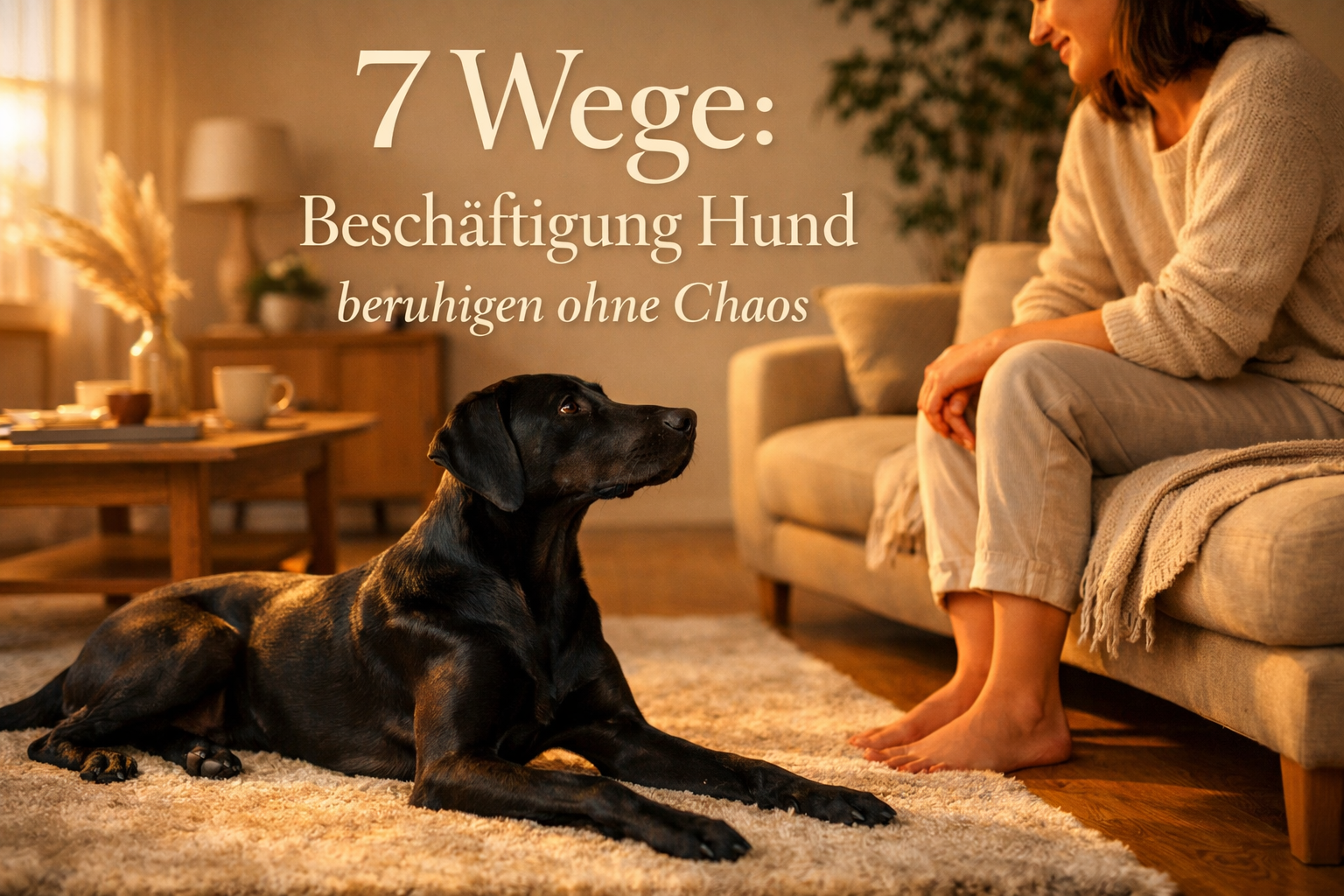 7 Wege: Beschäftigung Hund beruhigen – 15 Minuten ohne Chaos