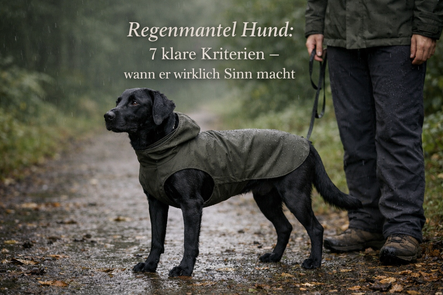 Regenmantel Hund: 7 klare Kriterien – wann er wirklich Sinn macht