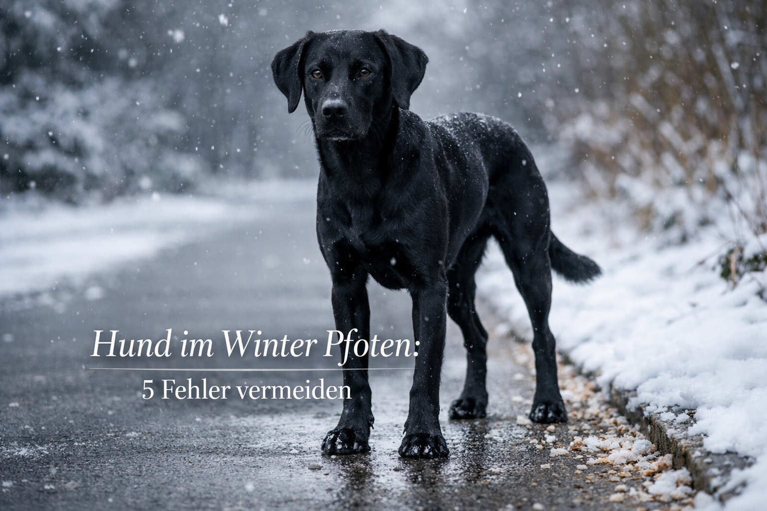 5 Fehler bei Hund im Winter Pfoten – dein 10-Minuten-System gegen Salz & rissige Haut