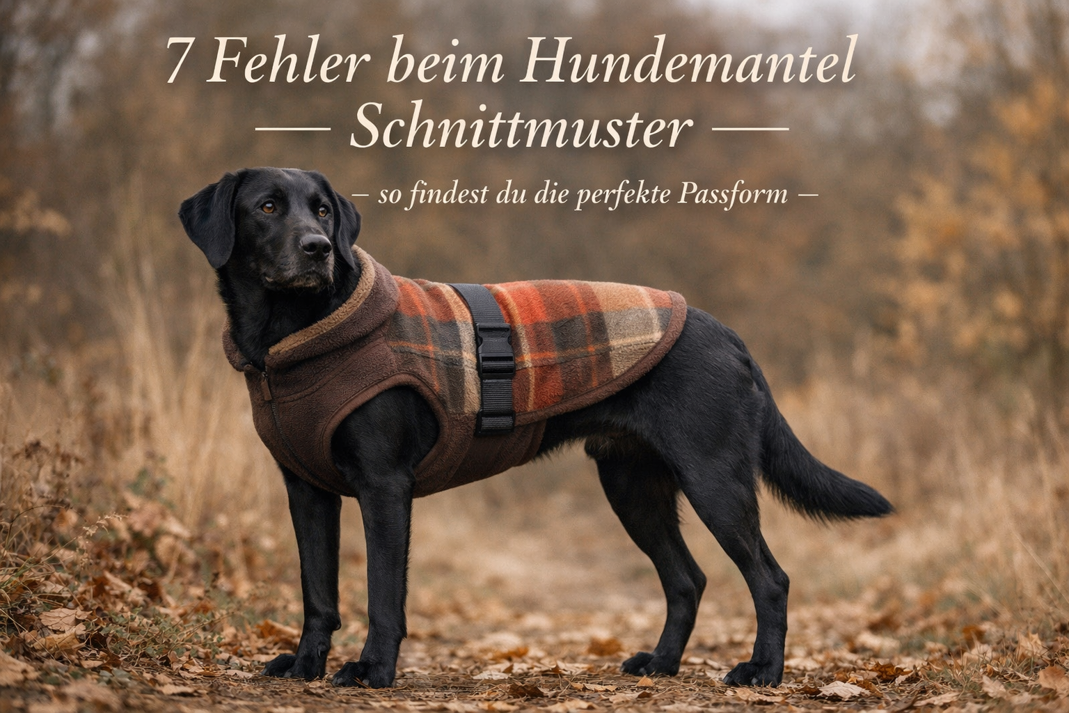7 Fehler beim Hundemantel Schnittmuster – so findest du die perfekte Passform