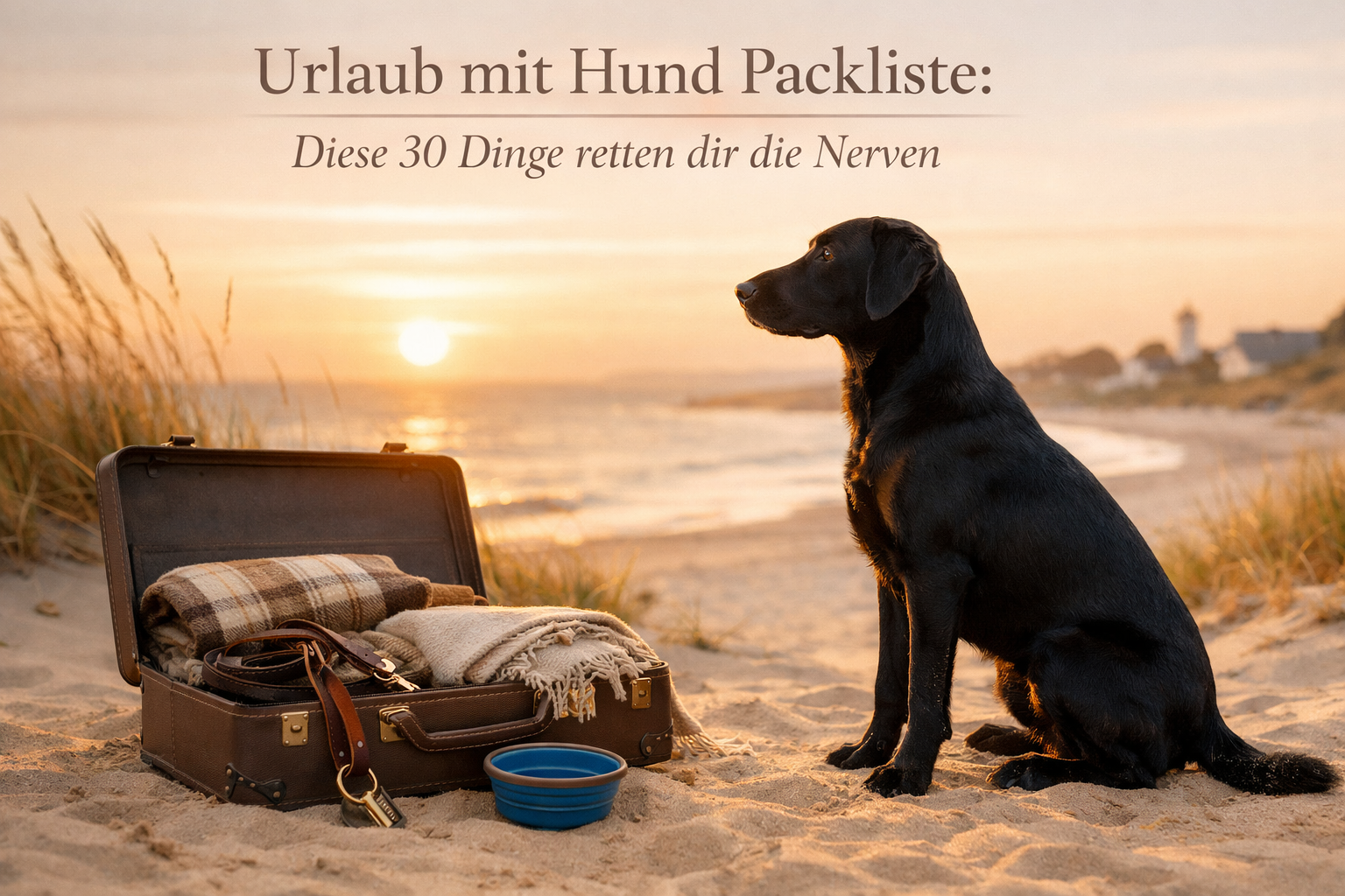 Urlaub mit Hund Packliste: Diese 30 Dinge retten dir die Nerven