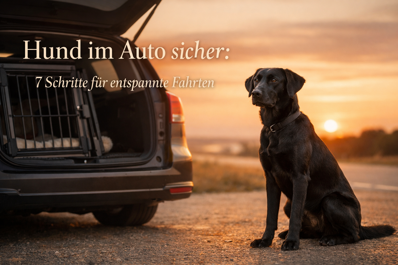 Hund im Auto sicher: 7 Schritte für entspannte & sichere Fahrten
