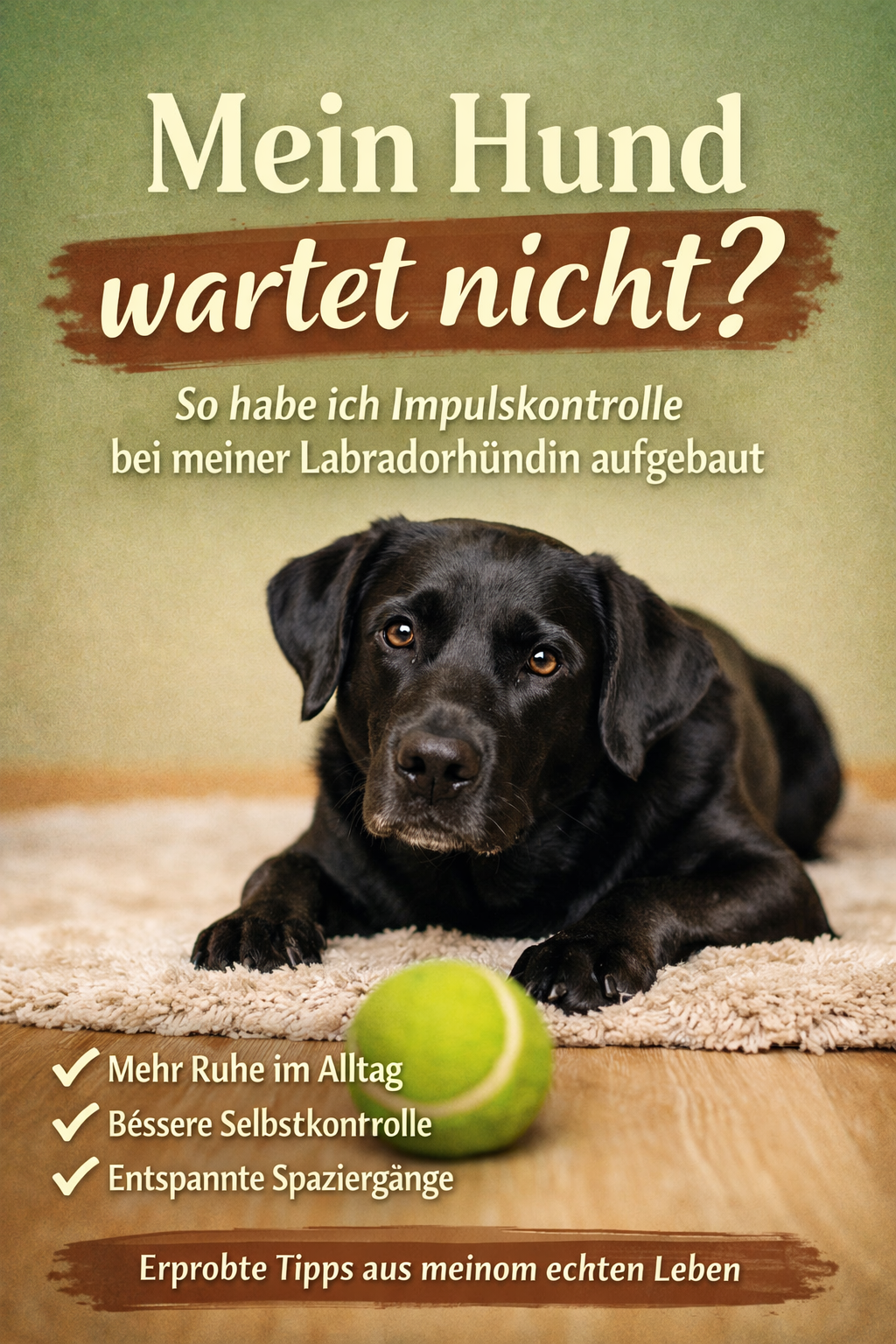 Workbook Impulskontrolle Hund Übungen
