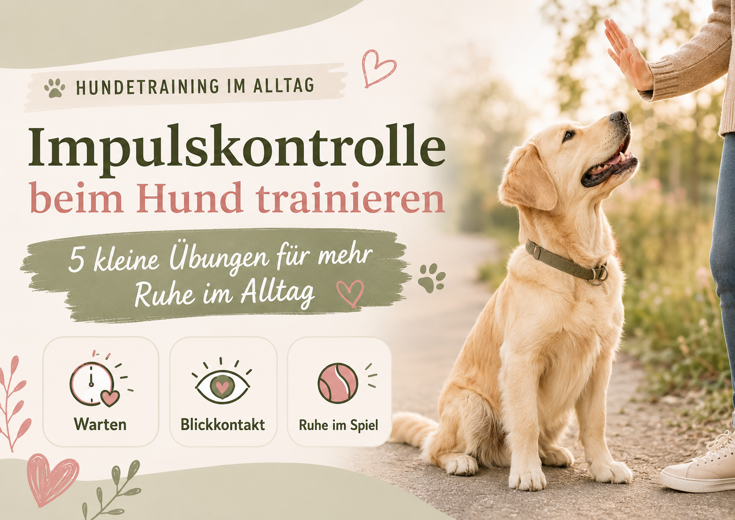 Impulskontrolle beim Hund trainieren: 5 kleine Übungen, die euren Alltag wirklich entspannter machen